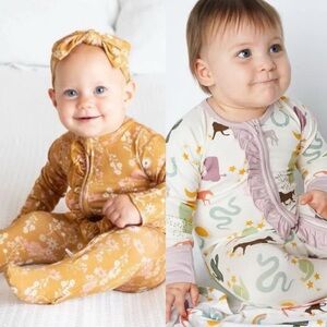 Gigi & Max Convertible Bamboo Zippy Pajamas